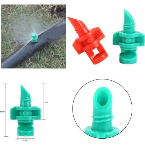 NuoNuoWell 90/ 180/ 360 Degree Greenhouse Refraction Misting Spray Nozzle Micro Garden Lawn Irrigation Water Sprinkler 50pcs