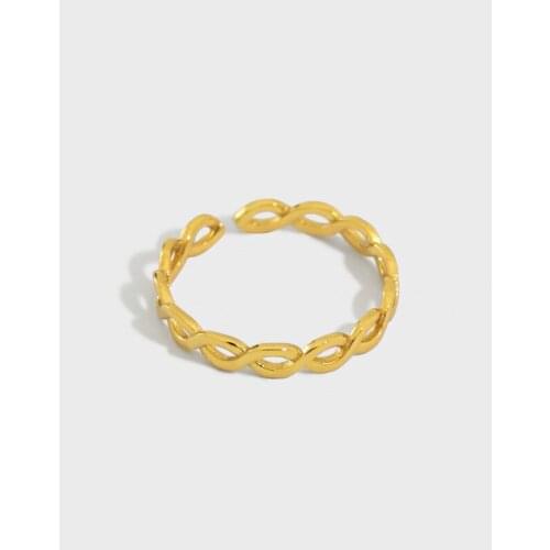 SHANICE S925 Sterling Silver ins minimalism interwoven fine twist Ear Cuff Clip Earrings For Women Girl Without Piercing Earings