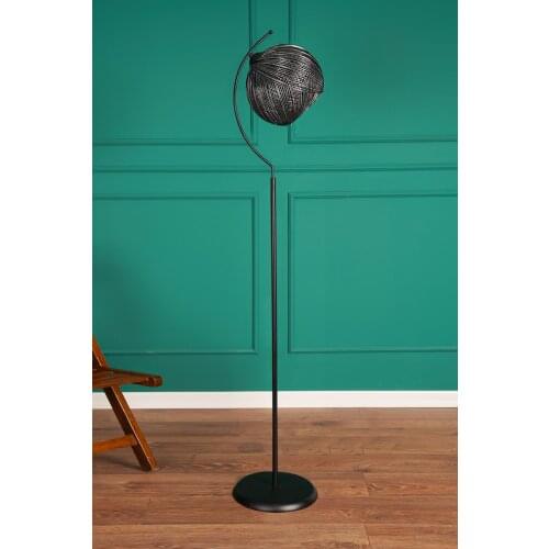 Saint Belisama Khloe Floor Lamp Black Silver