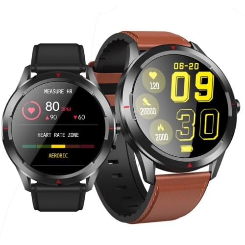 360*360 Full Touch Screen Smart Watch Men Heart Rate Blood Pressure Monitor Smartwatch 5ATM Waterproof Weather Fitness Bracelet