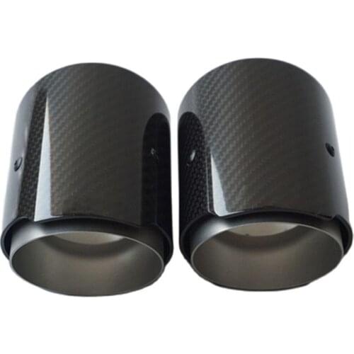 1PCS Car Exhaust System Muffler Tip Tail Pipes Pipe Cover For BMW M2 F80 M3 F82 F83 M4 M5 F87 F90 M6Universal Tails Tip