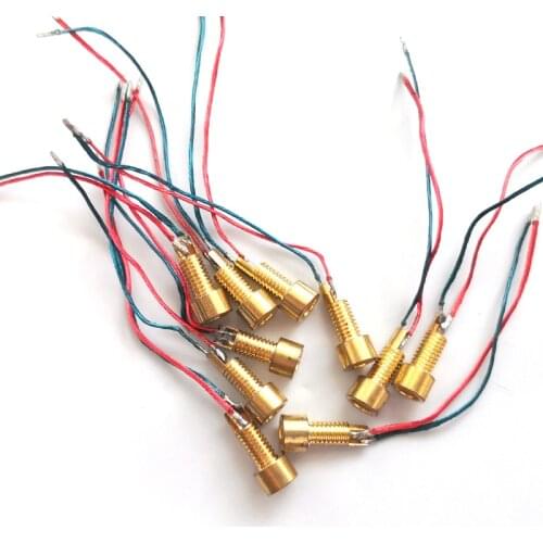 10pcs mmcx female socket plug with soldering wire headphone DIY MMCX plug welding wire 20mm/ 40mm