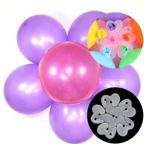 Practical Foil Balloon Modelling Seal Clip Plum Clip 10pcs Wedding Party Decoration Supplies Plastic Clip Plum Flower Tie Latex