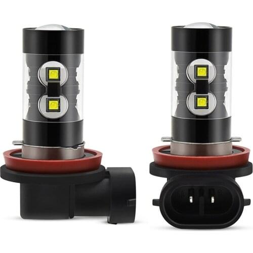 2x Canbus H11 H9 H8 LED Fog Light Bulb For VW Volkswagen Jetta Beetle Golf 4 5 7 6 Passat B5 B6 B7 Touareg Touran Tiguan Caddy