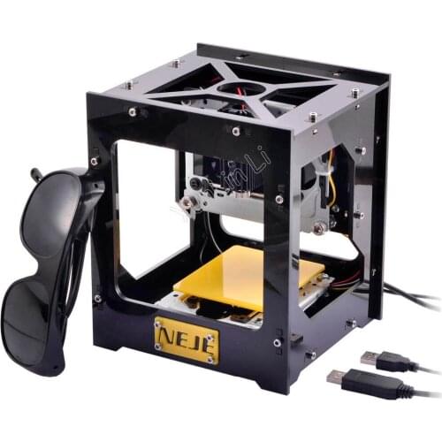 300MW Automatic DIY Laser Engraver Laser Cutter 5V Laser Engraving Machine USB Interface + Protect Glasses