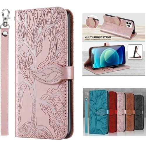 Luxury Pattern Flip Phone Case for iPhone 12 11 Pro Max X XS XR 6S 7 8 Plus Leather Card Slot Stand Wallet Shockproof Capa Etui
