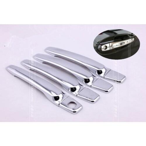 FUNDUOO For Hyundai Sonata 2002 2003 2004 2005 New Chrome Car Side Door Handle Cover Trim Sticker Car Styling