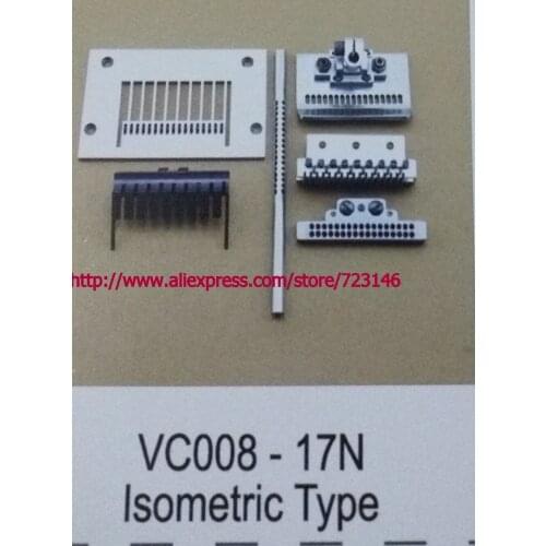 Isometric type Vc008-17n 17 NEEDLE GAUGE SET NDUSTRIAL SEWING MACHINE PLATE FOR CANSAI JUKI SINGER
