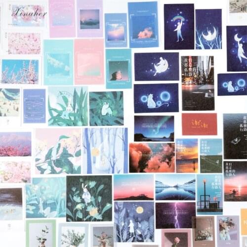 XINAHER 40 Pcs/bag vintage Life Style Series Ins Scenery paper sticker package DIY diary decoration sticker album scrapbooking