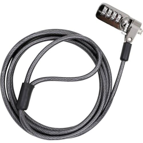 Notebook Laptop Combination Lock Security Cable 4 Digit Password Protections Anti Theft Device NK-Shopping