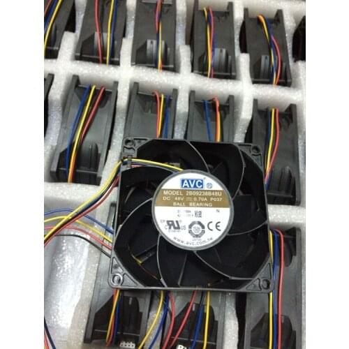 NEW AVC 9238 48V 0.7A 2B09238B48U 4PIN Frequency converter cooling fan