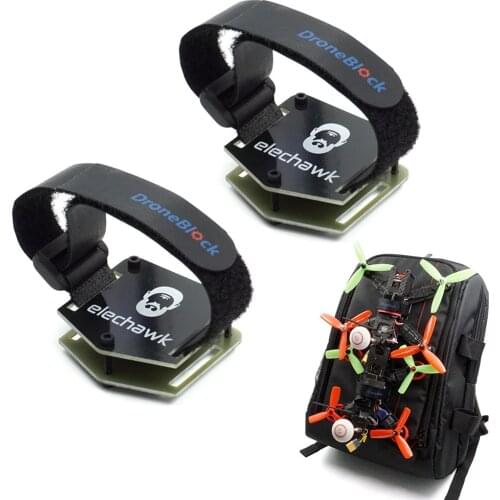 Upgrade DIY FPV Racing Drone Backpack Spare Part Bundle Mount Upgrade Parts Strap Carrying Parts for FPV Toy Drones Bag Strap