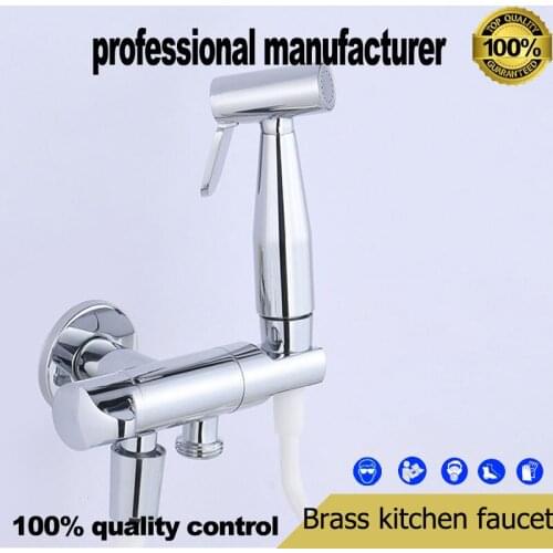 Stainless steel washing machine spray gun set bathroom toilet spray gun handheld shower booster nozzle