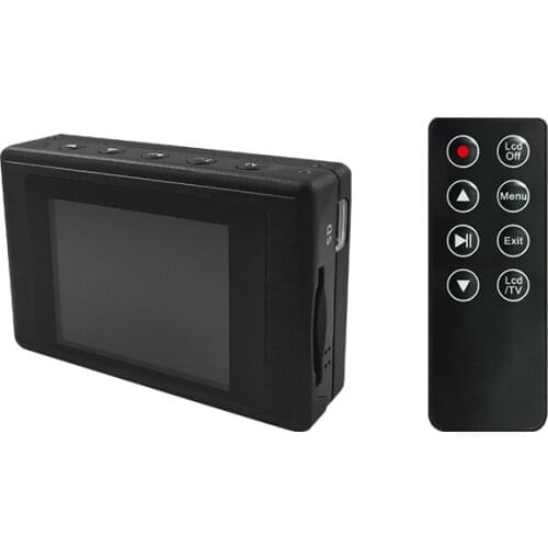 D1 Portable Mini DVR with 2.4" LCD Professional Pocket-Sized Digital Video Recorder AV Input SD Card Body Worn DVR Camera