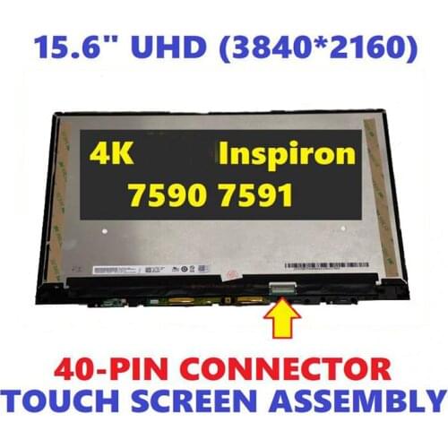 15.6" UHD C7HP5 4K Touch Screen Assembly For Dell Inspiron 7590 7591