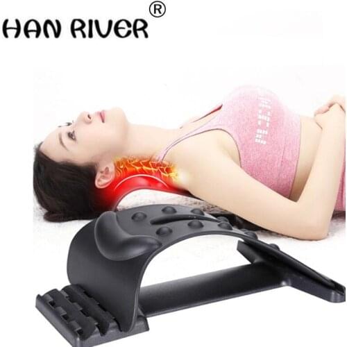 HANRIVER Cervical traction apparatus with neck stretcher neck collar cervical pillow neck stretches the neck massager for men
