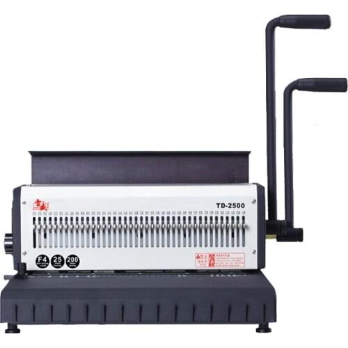 Desk calendar wall calendar F4 iron ring binding machine board paper manual punching ring binding machine