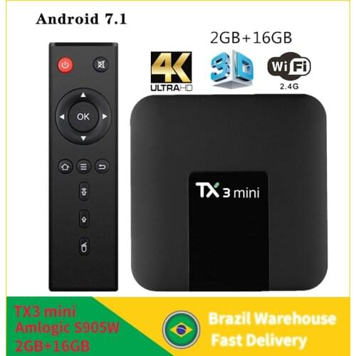 Tanix TX3 mini Smart TV BOX Android 8.1 Amlogic S905W 2GB 16GB 2.4G WiFi 1080p 4K Media Player Google TX3mini tvbox Set top Box