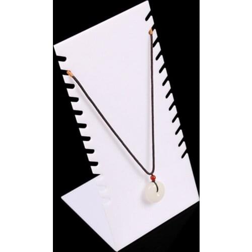 High Quality Acrylic Holder Stand Necklace Bust Woman Jewelry Pendant Necklace Bracelet Display Holder Stand Jewelry Holder New
