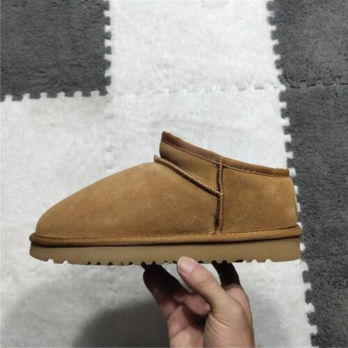 Women Australia Classic Style Snow Boots Winter Warm Leather Flats Warterproof High-quality Ankle Boots large size