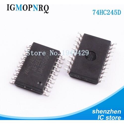 10PCS/lot 74HC245D SOP24 74HC245 SN74HC245DWR Bus transceiver Tri-State Octal New