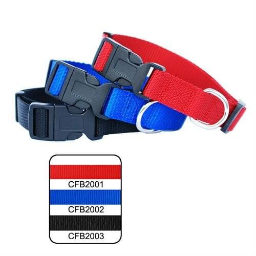 200Pcs/Lot Lively Pet Dog Plain Color Collar Buckle Style 2.0cm CFB2001