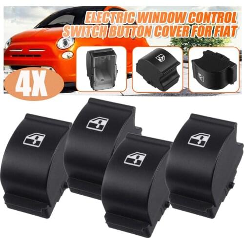 4pcs Car Window Control Switch Button Cover Caps For Fiat Ducato 250 Bus Doblo 263 Box Estate MPV Platform/Chassis