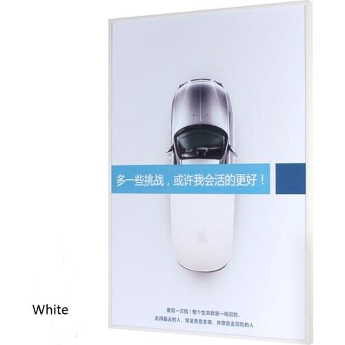 5 Units/Pack) Wall Mounted Aluminium Alloy Metal Poster Holders Prints For Certificate ,Diploma and Picture MPF005-1