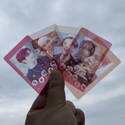 8pcs/set Kpop Stray Kids PVC LOMO Cards INS style Transparent STAY album photocards for fans gift