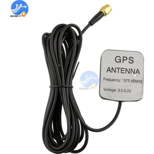 GPS Antenna 28dB 1575.42MHz SMA Male Plug Connector Car GPS Antenna Receiver Active Remote Aerial 3M Cable