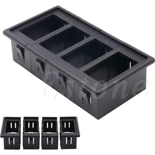 C63D 4 Gang Boat Rocker Switch Clip Panel Patrol Holder Housing For ARB Carling
