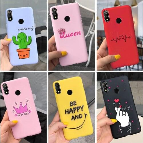 Cute Cartoon Phone Silicon Soft Case For Oppo Realme 6 5 pro c3 5i 6i Real me X2 Pro Xt 3 3i C1 C2 Case Back Cover Fundas Bumper