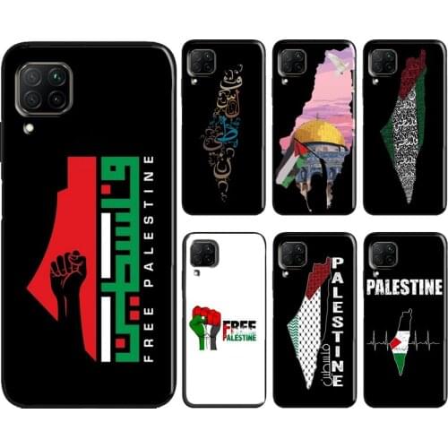 Palestine Map Arabic Phone Case For Huawei P40 Lite P30 P20 Pro P Smart 2021 2019 Mate 10 20 Lite Back Cover