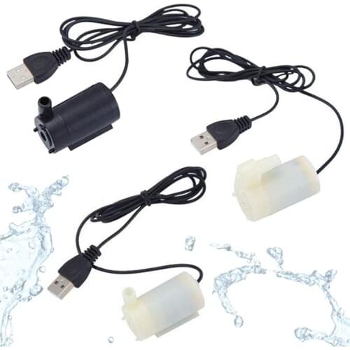 DC 5V USB A Basso Rumore del Motore Brushless Pump120L/H Mini Micro Pompa Ad Acqua Sommergibile Per Kit Fai Da Te