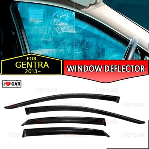 Window deflector for Daewoo Gentra 2013- car window deflector wind guard vent sun rain visor cover car styling