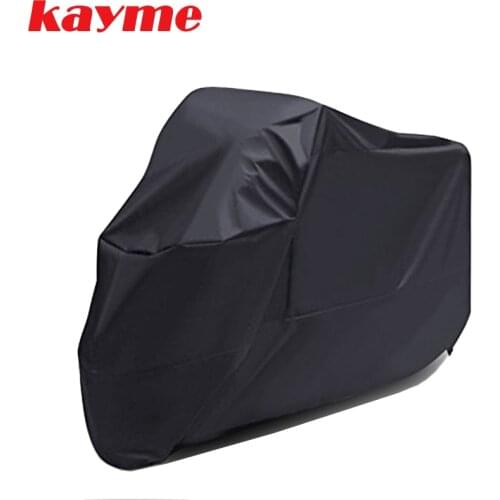 Kayme Motorcycle Cover waterproof dustproof all season, Outdoor Scooter Cover Peotect Your Motorbike From UV Sun Rain Snow XXL