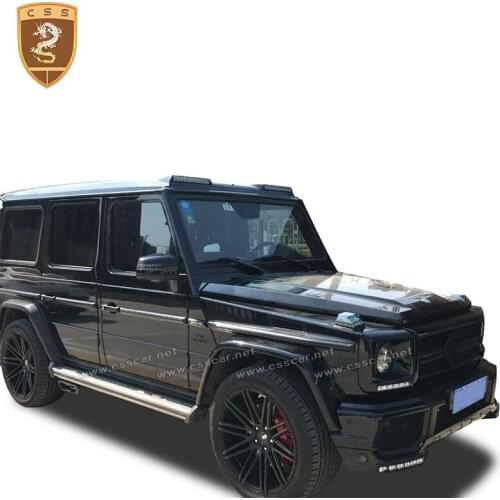 Carbon fiber car dome light fit for Benz G Class W463 modified upgrade G900 style toplight top wing 7 pcs sets 00391