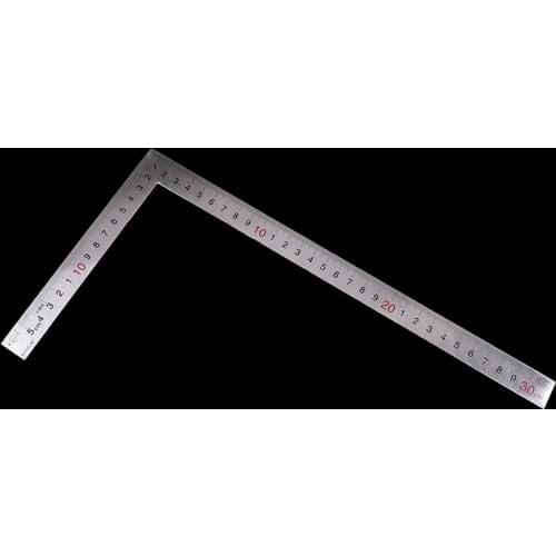 Metal Steel Right Angle Ruler Engineers Try Square Set Woodworking Wood Measuring Tool 90 Degrees Measurement Instruments