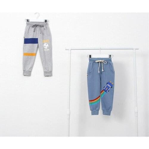 Baby Kids Childrens Fashion Toddler Classic Leggings Girls Pants Girls Kids Boys Girl Rainbow Printed Casual Long Pants Trousers