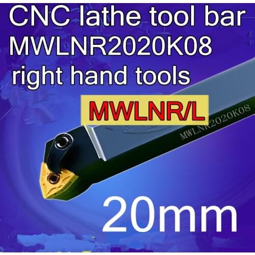 MWLNR2020K08 CNC lathe tool bar CNC Tools right hand tools Free shipping