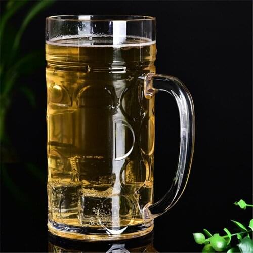 Unbreakable Beer Cup KTV Large Beer Cup Plastic Drinks Cups Breakfast Milk Coffee Water Mug Barware Drinkware