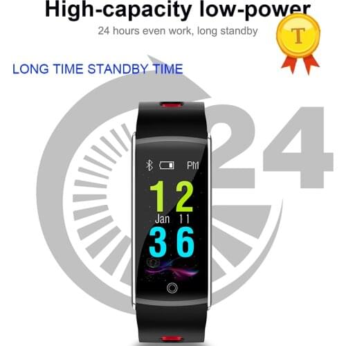 2018 new product smart bracelet fitness tracker soft silicon wristband IP68 waterproof Heart rate blood pressure smart band