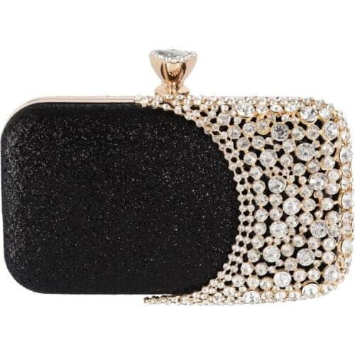 2021 New Dinner Ladies Handbag Diamond Banquet Hand Bag Dress Beading handbags women bags designer