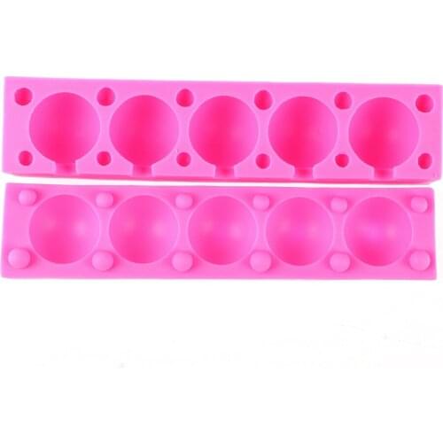 Planet 3D lollipop Silicone Mold chocolate Fondant moulds baking DIY party cake Decorating Tools F0457