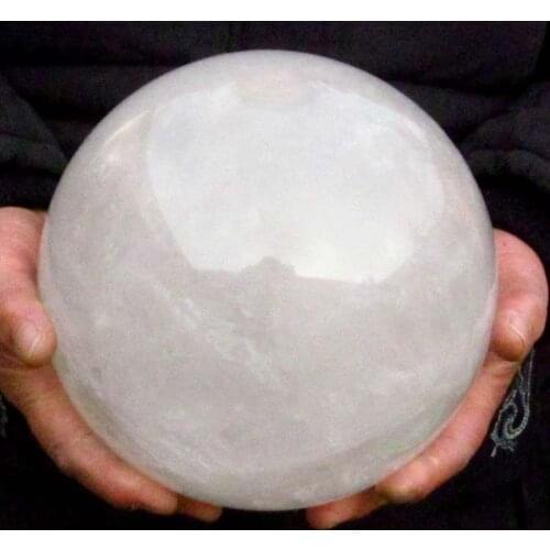 SCY wangshun6680200+++8970g AAA NATURAL QUARTZ CRYSTAL sphere ball Healing