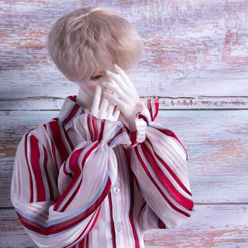 BJD doll dress suitable for 1-3 1-4 Uncle size fashion lace sleeve shirt jacket doll accessory