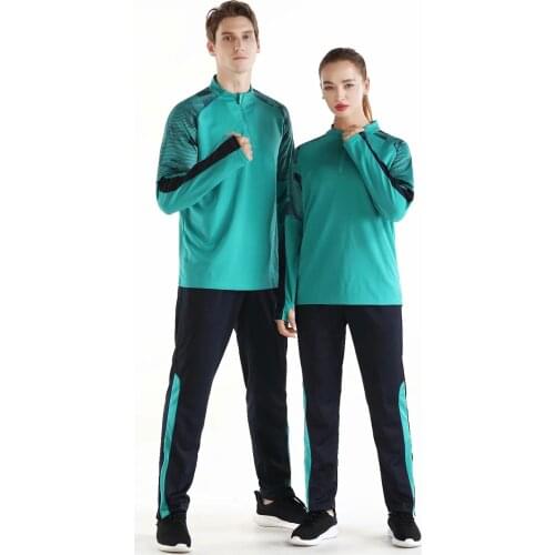 Survetement Halfzip Football Training Tracksuit for men and kid long sleeve jacket running suits Uniform