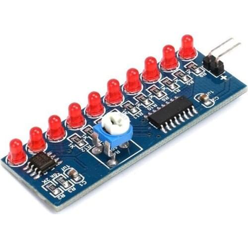 NE555+CD4017 Running LED Flow LED Light Electronic Production Suite DIY Kit