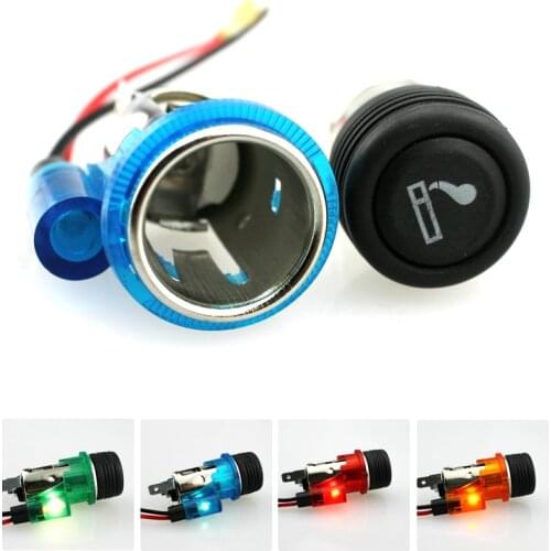 12V Motorcycle Car Boat Cigarette Lighter Power Socket Out Plug Universal Cigarette Lighter Usb Wall Socket