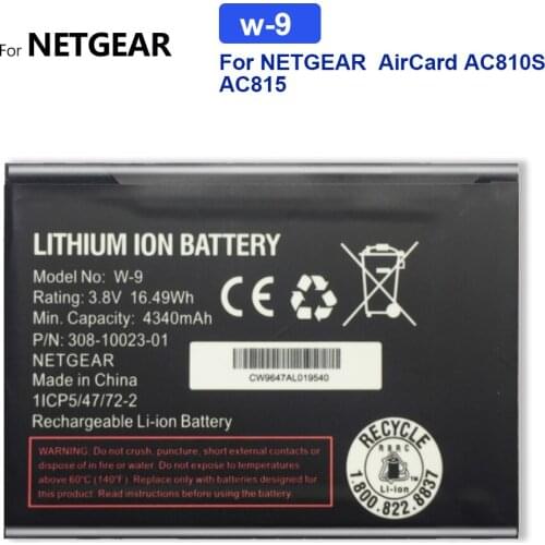 W-9 4340mAh For NETGEAR AirCard AC810S AC815 Verizon Mobile Phone Battery
